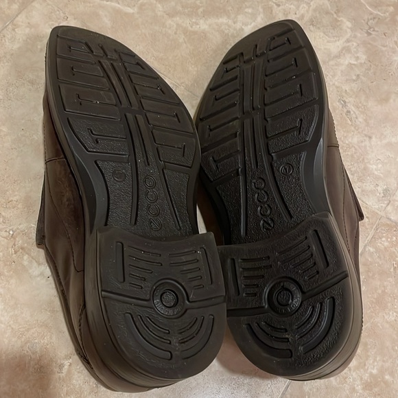 Mens Ecco brown loafer shoes in size 47 / US13 - Picture 5 of 6